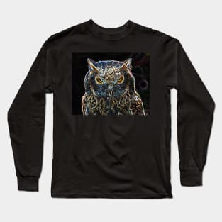 Owl Electric Silhouette 01 Long Sleeve T-Shirt